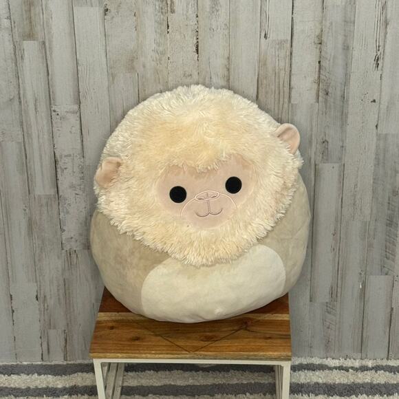 Squishmallows 16" Octave the‎ Tan Snow Monkey Plush Toy - Picture 1 of 4